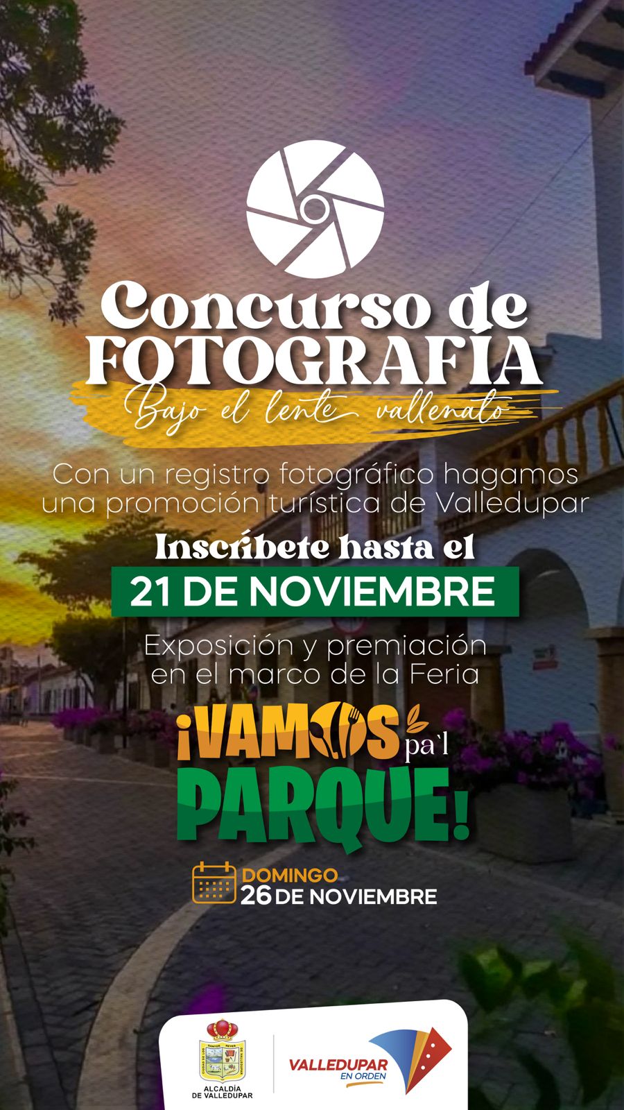 Con concurso fotográfico, Alcaldía de Valledupar promocionará la ciudad